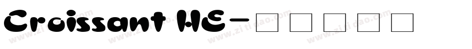 Croissant HE字体转换